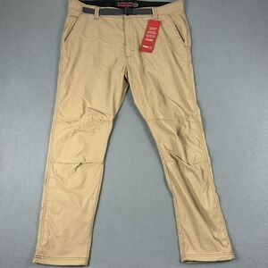 Wrangler Pants Mens 40x30 Khaki All Terrain Gear ATG‎ Convertible Trail Jogger